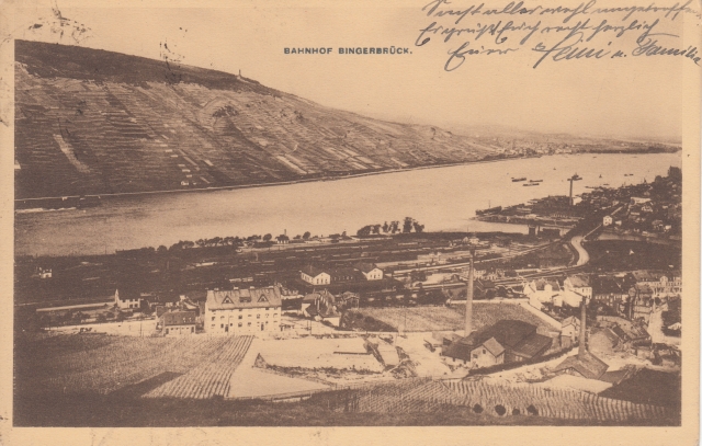 Bib Blick auf Bahnhof 1918 Bib Blick auf Bahnhof 1918
