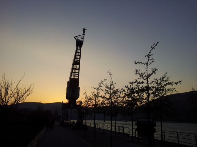 Bin Rhein Abendstimmung Maerz 2014 B