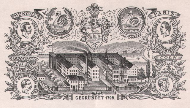 Bin Tabakfabrik Graeff Rechnung 1907 Detail