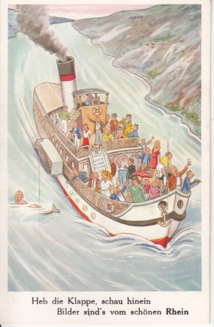Leporello Dampfboot 50 od 60er reduz Groesse Leporello Dampfboot 50 od 60er reduz Groesse