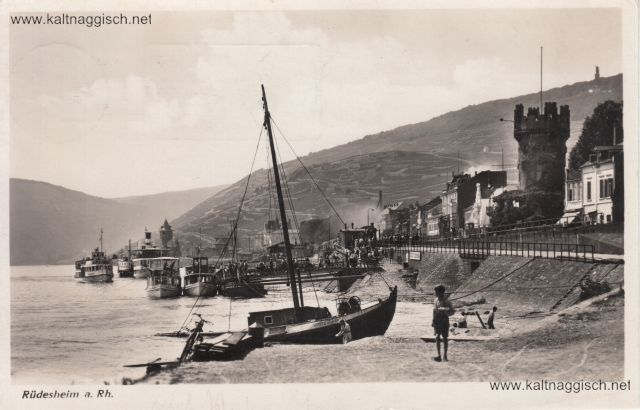 Rued Boot Schiffe Junge gel 1936