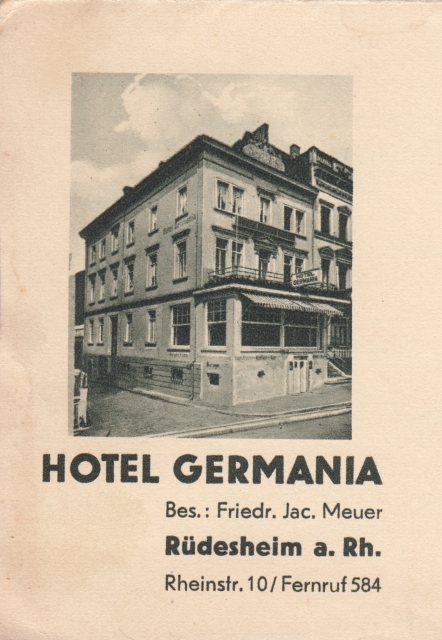 Rued Hotel Germania 30er Jahre Werbeprospekt 2 Rued Hotel Germania 30er Jahre Werbeprospekt 2