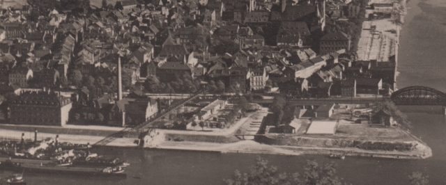Bib Bin Blick auf Rh Nah Eck 1933 Detail