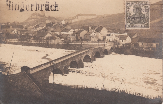 Bib Drususbruecke Eis vermutl 1929 Marke Dt Reich Vorderseite Bib Drususbruecke Eis vermutl 1929 Marke Dt Reich Vorderseite