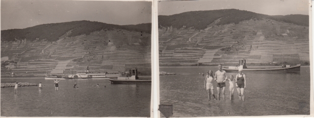 Bin Baden im Rhein 1934 Privatfotos