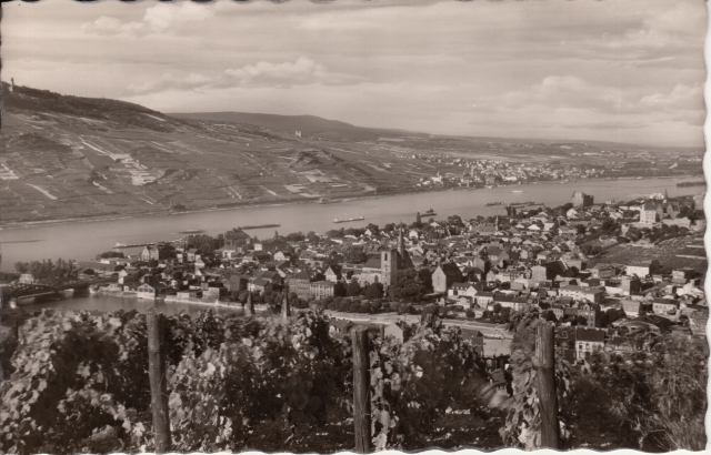 Bin Blick auf_ gel 1955