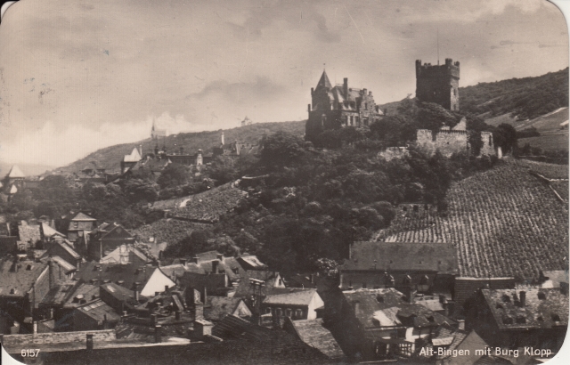 Bin Burg Klopp Altstadt gel 1926