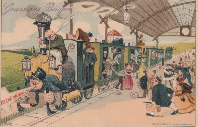 Bin GRUSS AUS Lok Bahn Leute 1902
