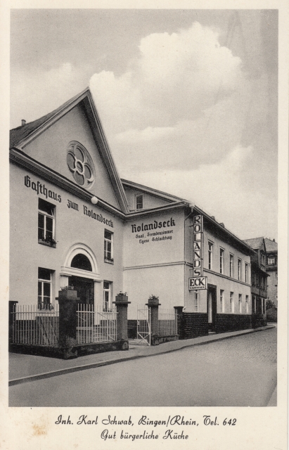 Bin Gasthaus Rolandseck s_w  ca 40er 50er J