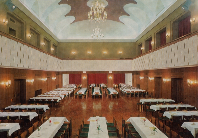 Bin Innenansicht Stadthalle ca 1960er Jahre