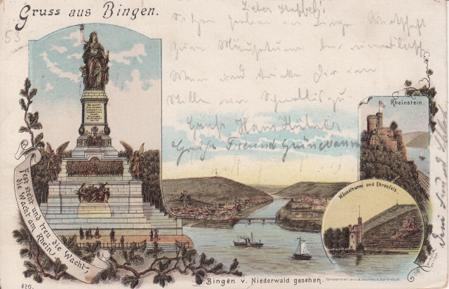 Bin Litho 1899 Rheinst Maust Bin Litho 1899 Rheinst Maust