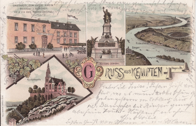 Bin Litho Kempten Gasth Selmigkeit 1903 Bin Litho Kempten Gasth Selmigkeit 1903