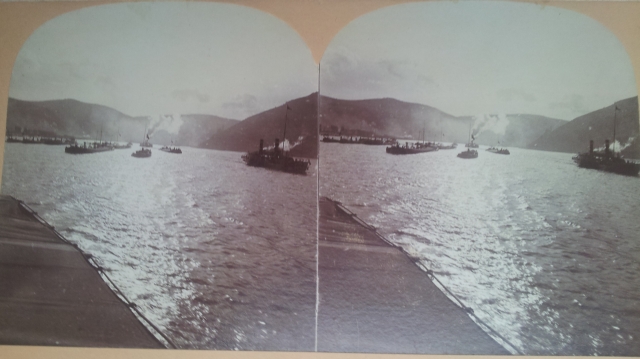 Bin Rhein 1905 Stereofoto