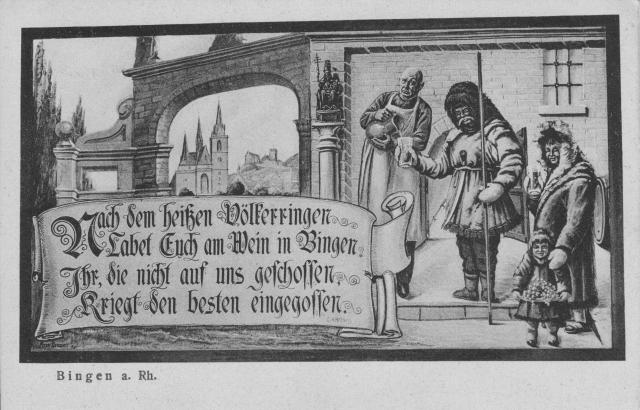Bin Spruch postal gel 1936
