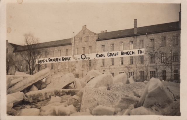 Bin Tabakfabrik Graeff 1929 Eiswinter