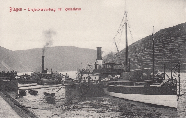 Bin Trajektverbindung m Ruedesheim ca 1920