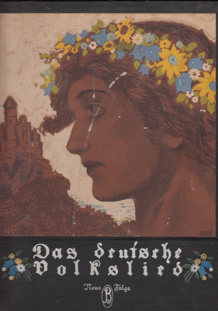 Lieder_Notenbuch DAS DEUTSCHE VOLKSLIED