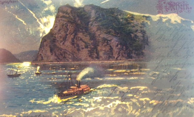 Loreley Gegen das Licht Karte 1899 Foto