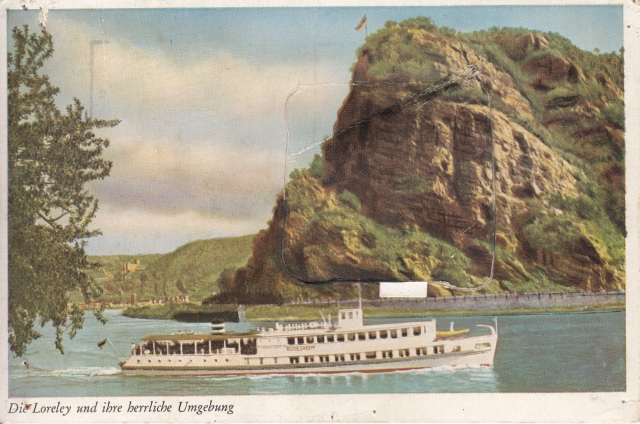 Loreley Leporello Rheindampfer 1953