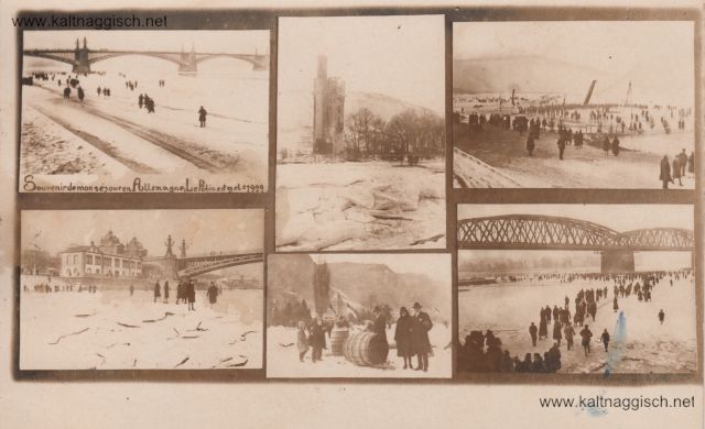 Mausturm 1929 Eis div Fotos u a Mainz