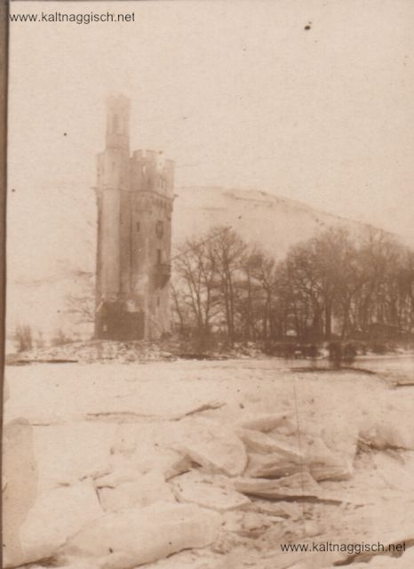 Mausturm 1929 Eis div Fotos u a Mainz Detail