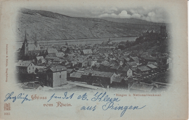 Mondscheinkarte Bib 1898 Mondscheinkarte Bib 1898