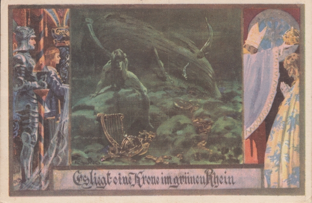 Rheingruesse Krone im Rhein 1923 Rheingruesse Krone im Rhein 1923
