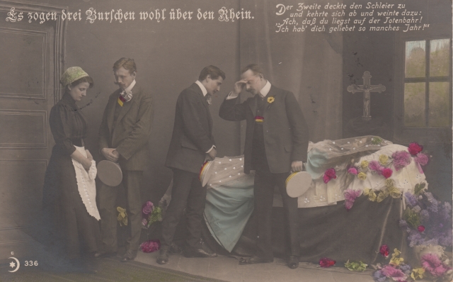 Rheingruss Es zogen 3 Burschen 1909 Wien