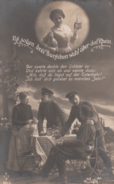 Rheingruss es zogen 3 B um1900