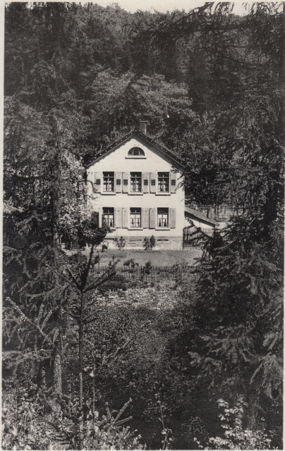Waldgasthaus Heiligkreuz s_w vermutl ca 1930 Waldgasthaus Heiligkreuz s_w vermutl ca 1930