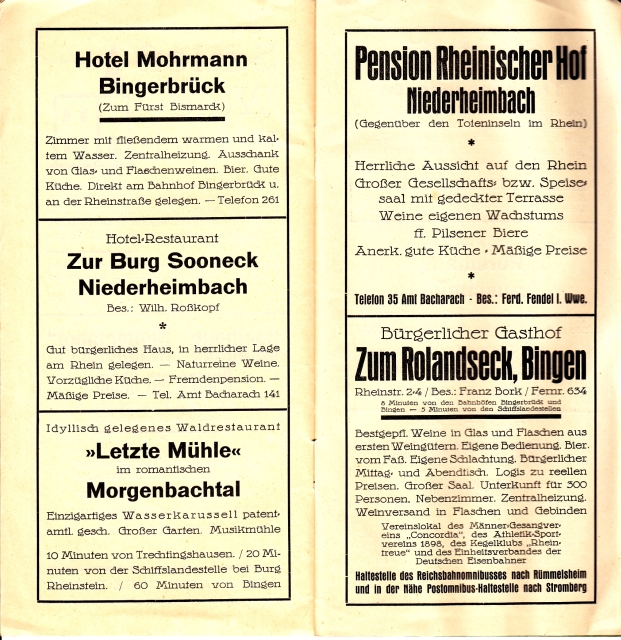 Waldgaststaetten u aehnl Wanderkarte Inhalt A 1929 Waldgaststaetten u aehnl Wanderkarte Inhalt A 1929