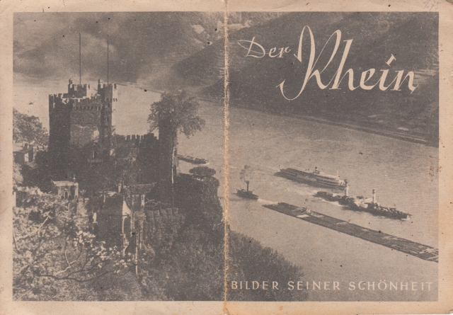 Werbung alt Prospekt DER RHEIN_BILDER SEINER SCHOENHEIT